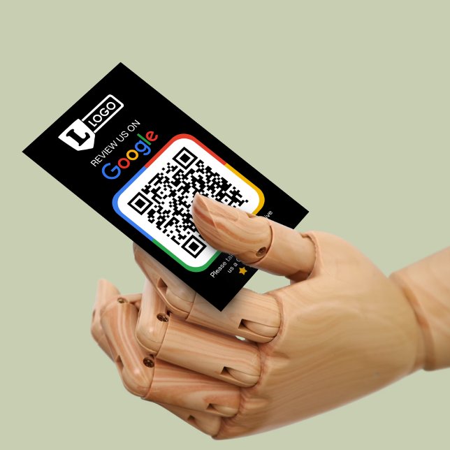 Visita Tarjeta de solicitud de revisión de Google con tar (Google business review request card with logo and qr code, get 5 star  reviews for your business)