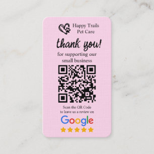 Visita Tarjeta de solicitud de revisión de Google de Pet 
