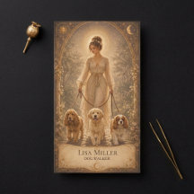 Tarjeta de Tarot Mujer Mística Celestial Paseadora