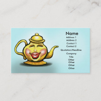 Visita Tarjeta de Teapot