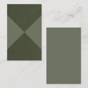 Visita Tarjeta de textura cruzada verde de Moisés Moderno