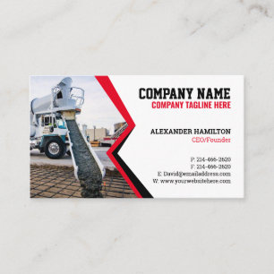 Visita Tarjeta de trabajo de construcción (hormigón) Edit