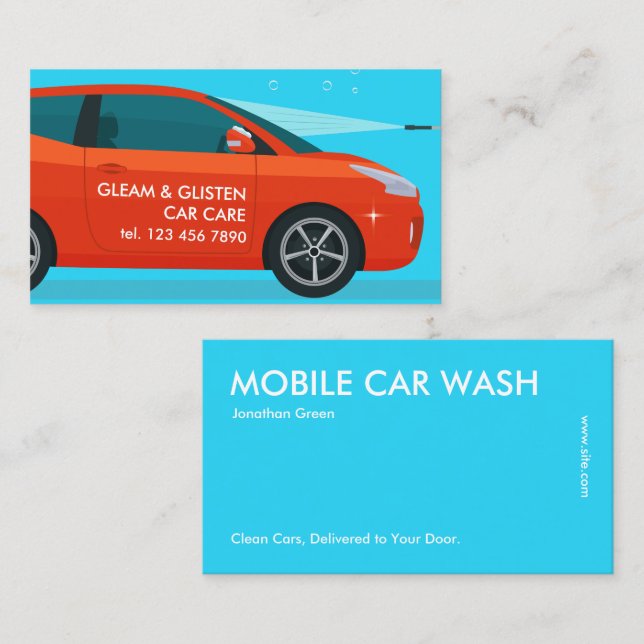 Visita Tarjeta de trabajo de desactivación de lavado de c (Anverso / Reverso)