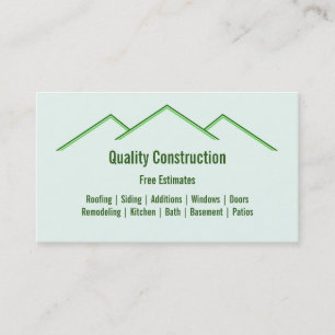 Visita Tarjeta de trabajo de remodelación/construcción de