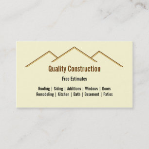 Visita Tarjeta de trabajo de remodelación/construcción de