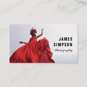 Visita Tarjeta de trabajo Personalizado fotográfico plano