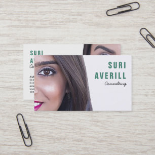 Visita Tarjeta de trabajo Personalizado fotográfico plano