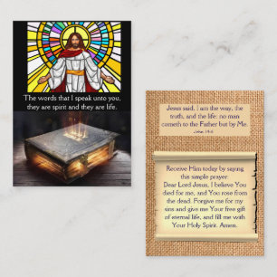 Visita Tarjeta de tracto de gospel