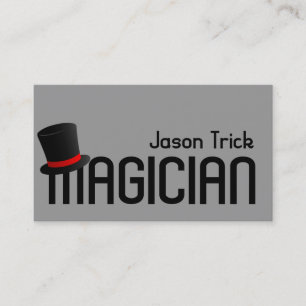Visita Tarjeta de truco de magia mago entretenimiento fic