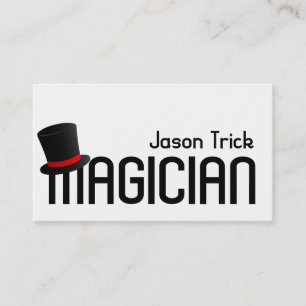 Visita Tarjeta de truco de mago mágico de entretenimiento