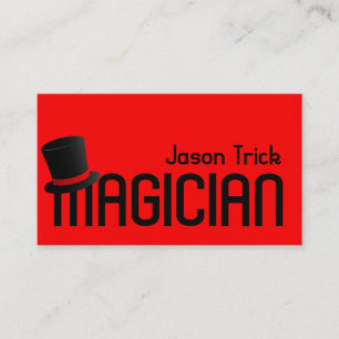 Visita Tarjeta de truco de mago mágico de entretenimiento
