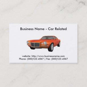 Visita Tarjeta de visita: Coches/automotriz
