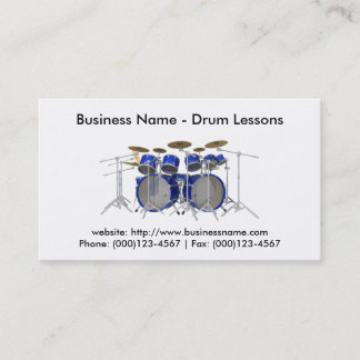 Visita Tarjeta de visita: Lecciones de tambor