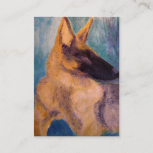 Visita Tarjeta de visita, rescate del pastor alemán