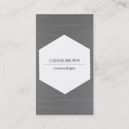 Visita Tarjeta de visitas cepillada mínima del