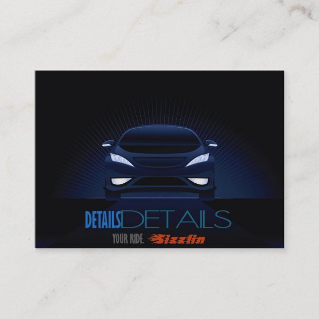 Visita Tarjeta de visitas de los detalles de los detalles (Anverso)