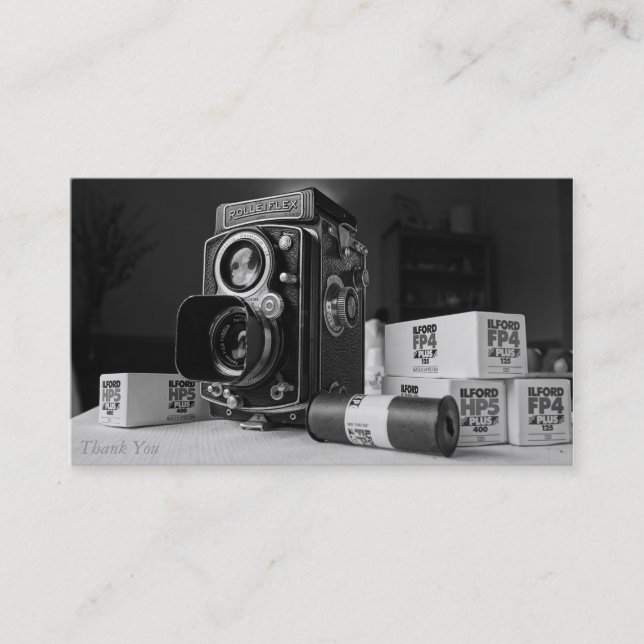 Visita Tarjeta de visitas de los fotógrafos (Anverso)