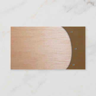 Visita Tarjeta de visitas - de madera