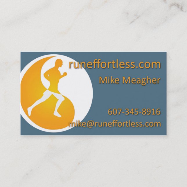 Visita Tarjeta de visitas de RunEffortless (Anverso)
