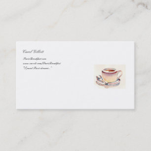 Visita Tarjeta de visitas del Dejeuner pequeno