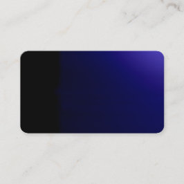 Visita Tarjeta de visitas visual inusual azul profunda de