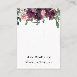 Visita Tarjeta de visualización Barrette Clip del pelo Fl