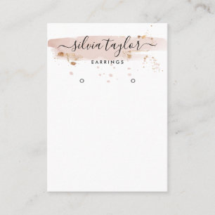 Visita Tarjeta de visualización Calligraphy blush de tier