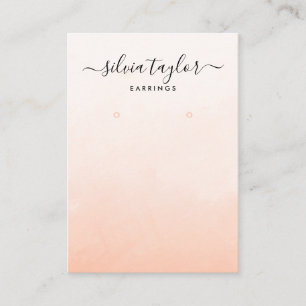 Visita Tarjeta de visualización Calligraphy blush de tier