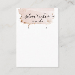 Visita Tarjeta de visualización Calligraphy blush de tier