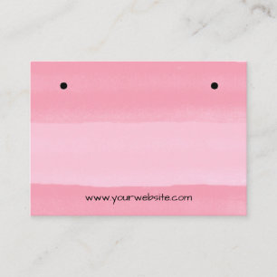 Visita Tarjeta de visualización de anclajes rosados de co