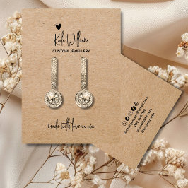 Visita Tarjeta de visualización de anillos de joyería de 