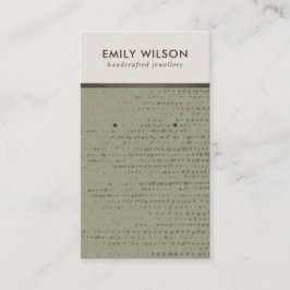 VISITA TARJETA DE VISUALIZACIÓN DE BLANCO DE BARRIO DE BL