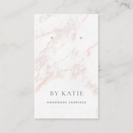 Visita Tarjeta de visualización de canalización de mármol