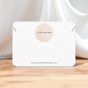 Visita Tarjeta de visualización de collar de logotipo gra