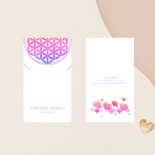 Visita Tarjeta de visualización de collar de San Valentín
