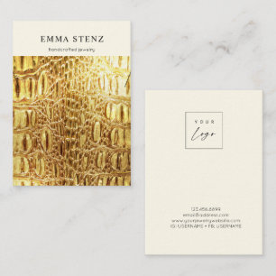 Visita Tarjeta de visualización de collar ・ Logotipo de t