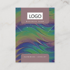 Visita Tarjeta de visualización de collares de joyas arco