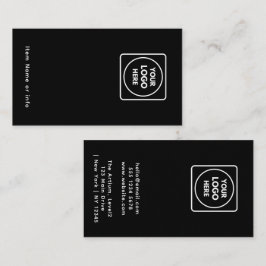 Visita Tarjeta de visualización de ganancia de joyas negr