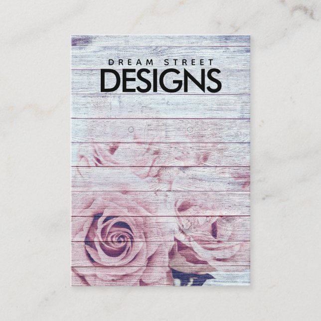 Visita Tarjeta de visualización de ganancia de Rosas de c (Anverso)