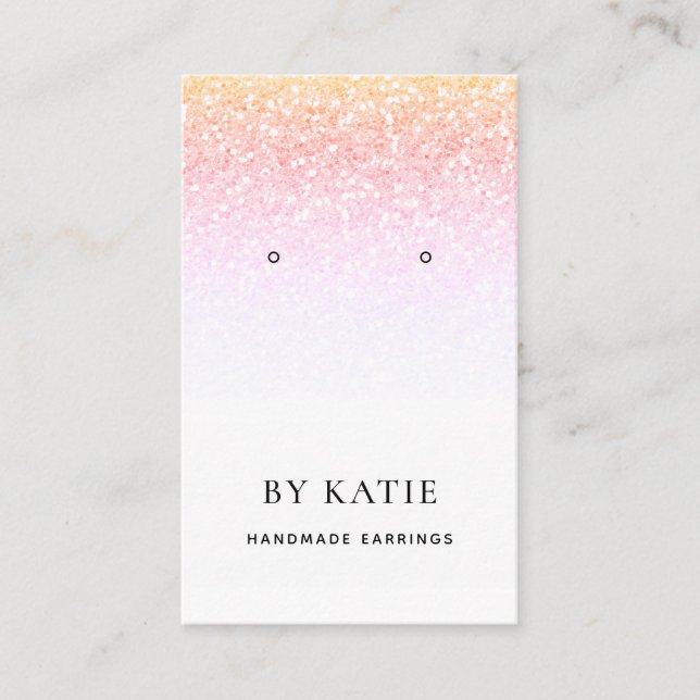 Visita Tarjeta de visualización de ingresos del Purpurina (Anverso)