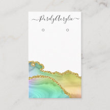 Tarjeta de visualización de joyas agrias
