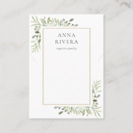 Visita Tarjeta de visualización de joyas de collar de col