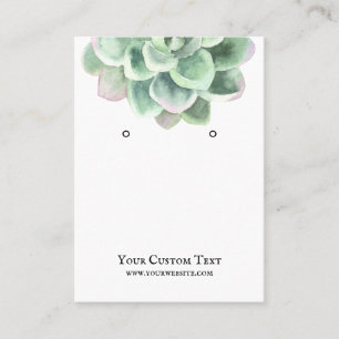 Visita Tarjeta de visualización de joyas de conejo ・ Flor