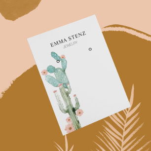 Visita Tarjeta de visualización de joyas de juego ・ Cactu