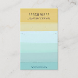 Visita Tarjeta de visualización de joyas de la playa de v
