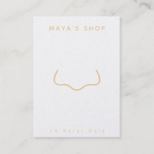 Visita Tarjeta de visualización de joyas de Piercing Nose