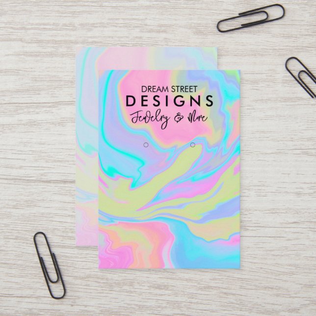 Visita Tarjeta de visualización de la bandeja de pintura  (Anverso/Reverso In Situ)