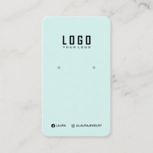 Visita Tarjeta de visualización de logotipos para medios 
