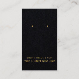 Visita Tarjeta de visualización de los asientos en negro 