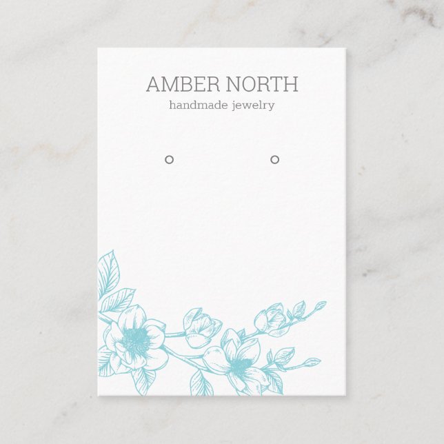 Visita Tarjeta de visualización de los depósitos de flor  (Anverso)